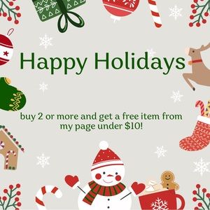 ✨✨🎄SALE🎄✨✨ //HAPPY HOLIDAYS! 🎄🤶🏻🎅🏼✨✨ SALE!!!